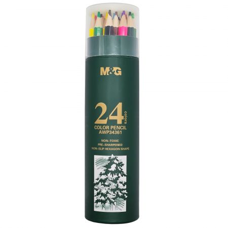 Creioane colorate ulei pastel, M-G, 24 culori/set